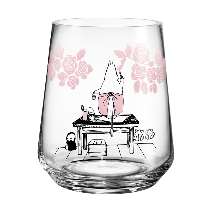 Moomin Originals lykt/vase 17,5 cm - Roser - Muurla