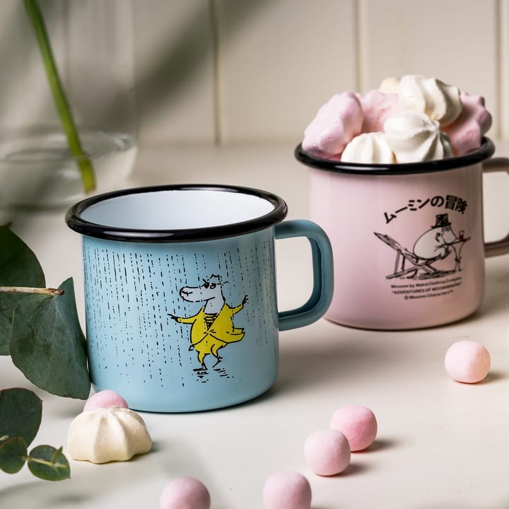 Moomin x Makia emaljekopp 37 cl - Rain - Muurla