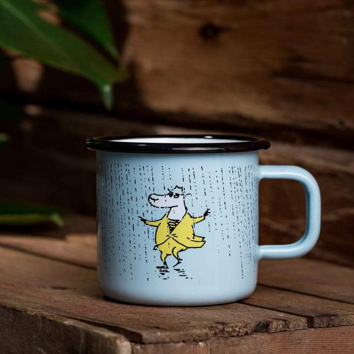 Moomin x Makia emaljekopp 37 cl - Rain - Muurla