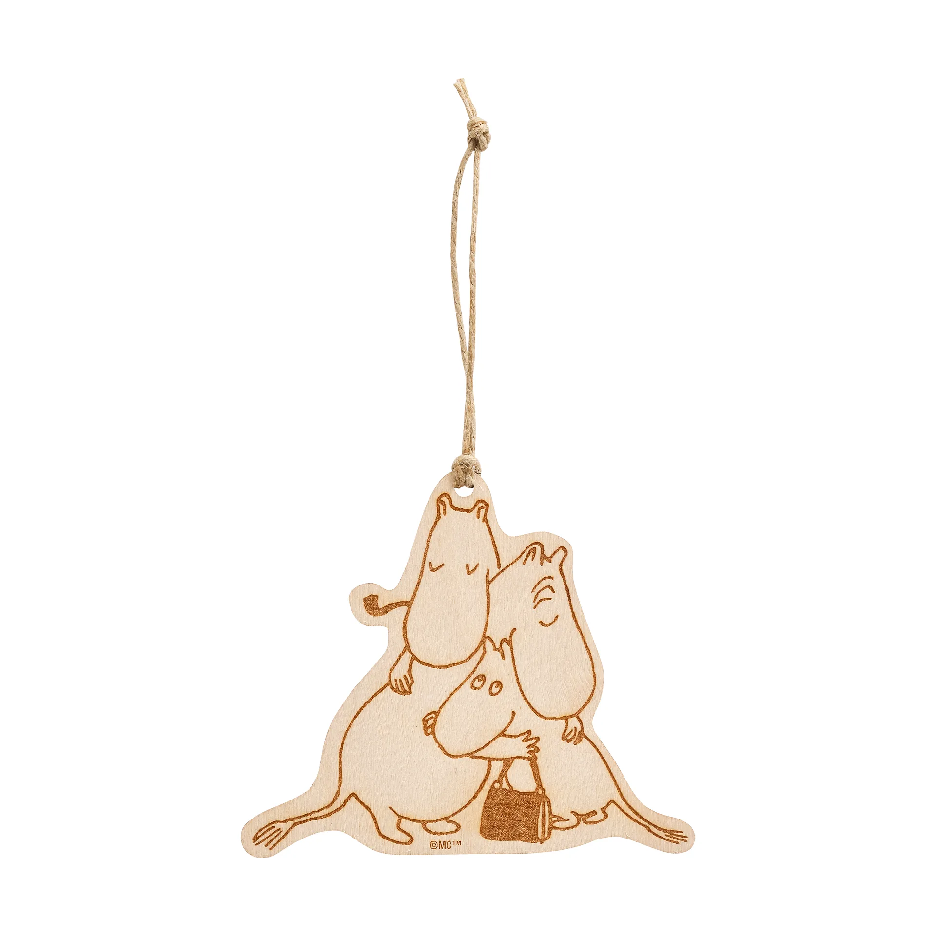 Mumin 80 dekorasjonsheng, Beige Muurla