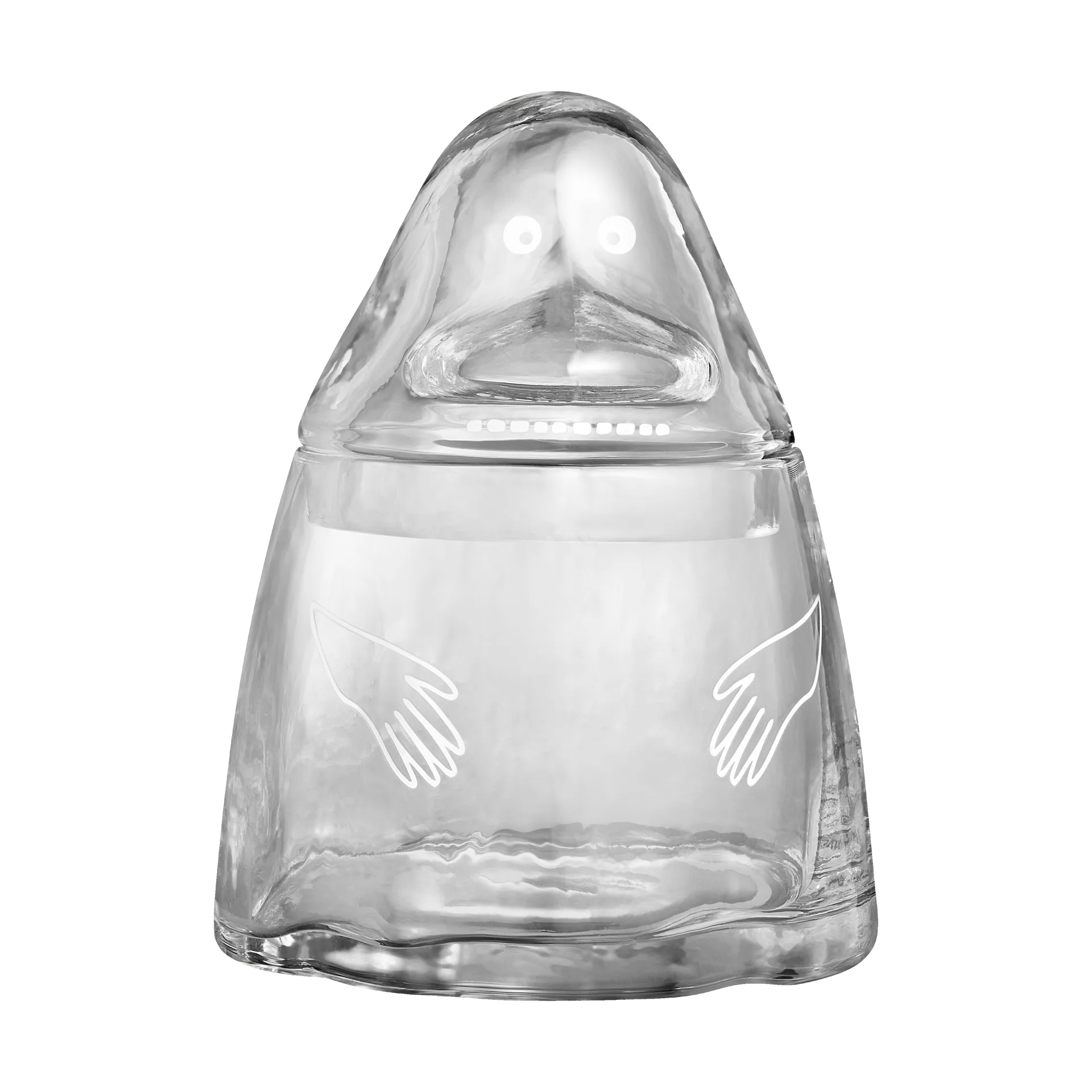 Mumin glasskrukke, Groke Muurla