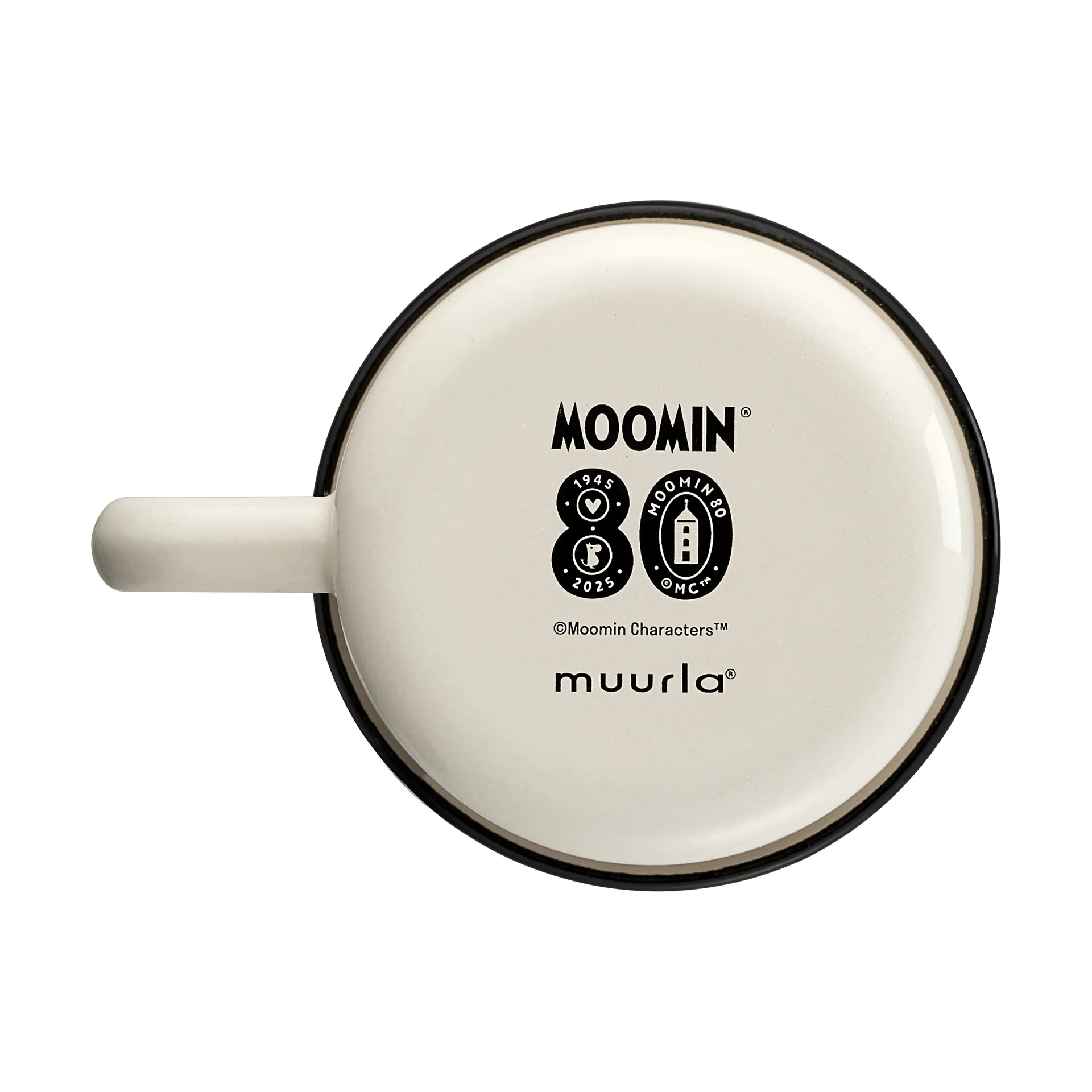Mummi 80 emaljekrus 37 cl, Hvit Muurla