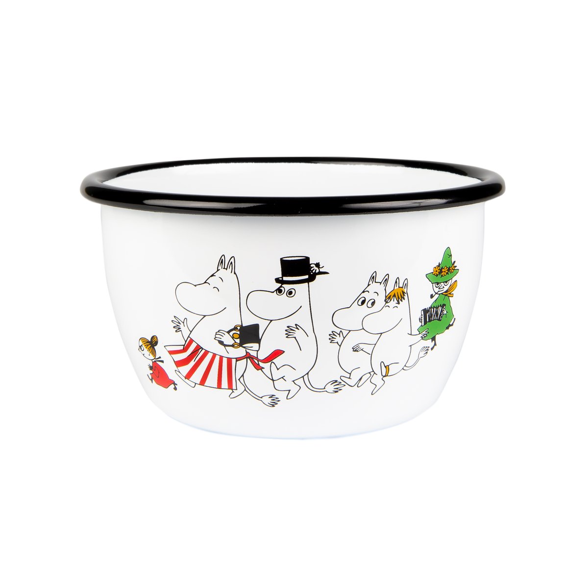 Muurla Mummi Colors emaljeskål 60 cl Moominvalley