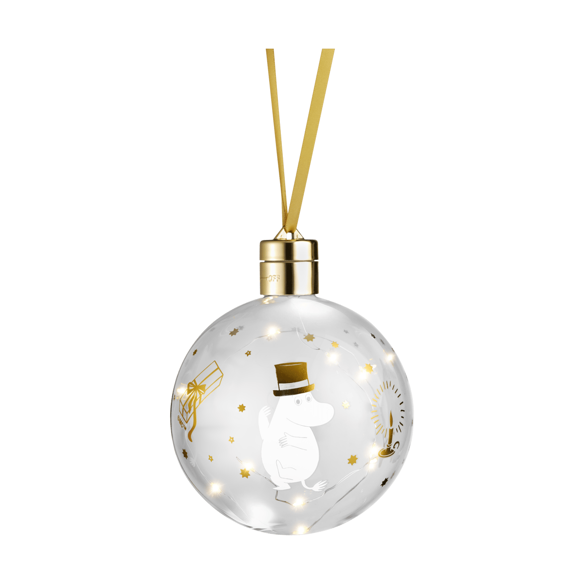 Muurla Mummi dekorasjonskule med LED-lys Sparkling Stars