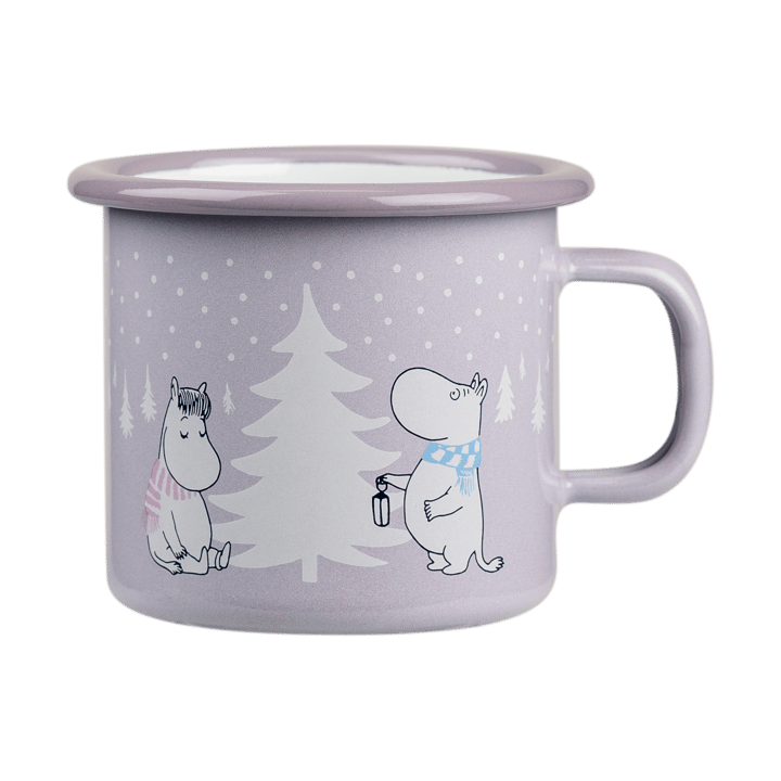 Mummi emaljekopp 25 cl - Snowfall - Muurla