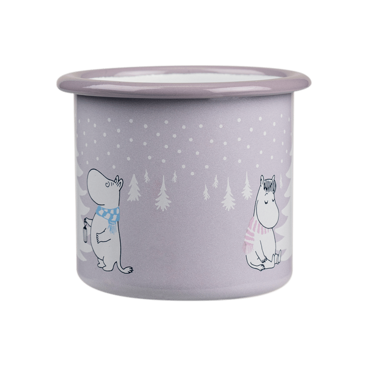 Mummi emaljekopp 25 cl, Snowfall Muurla