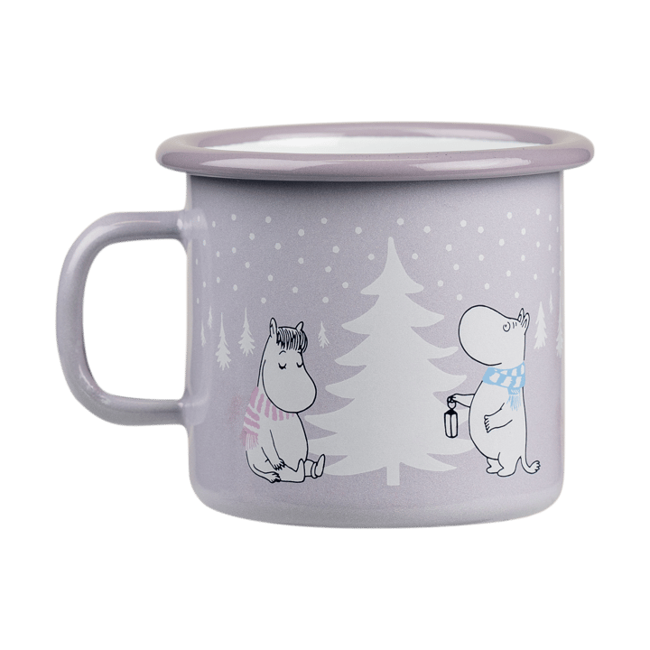 Mummi emaljekopp 25 cl, Snowfall Muurla
