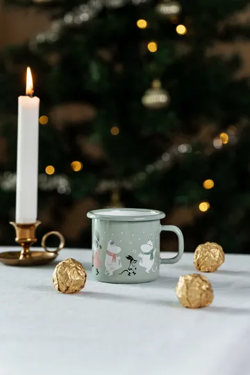 Mummi emaljekrus 25 cl - Festive spirits - Muurla