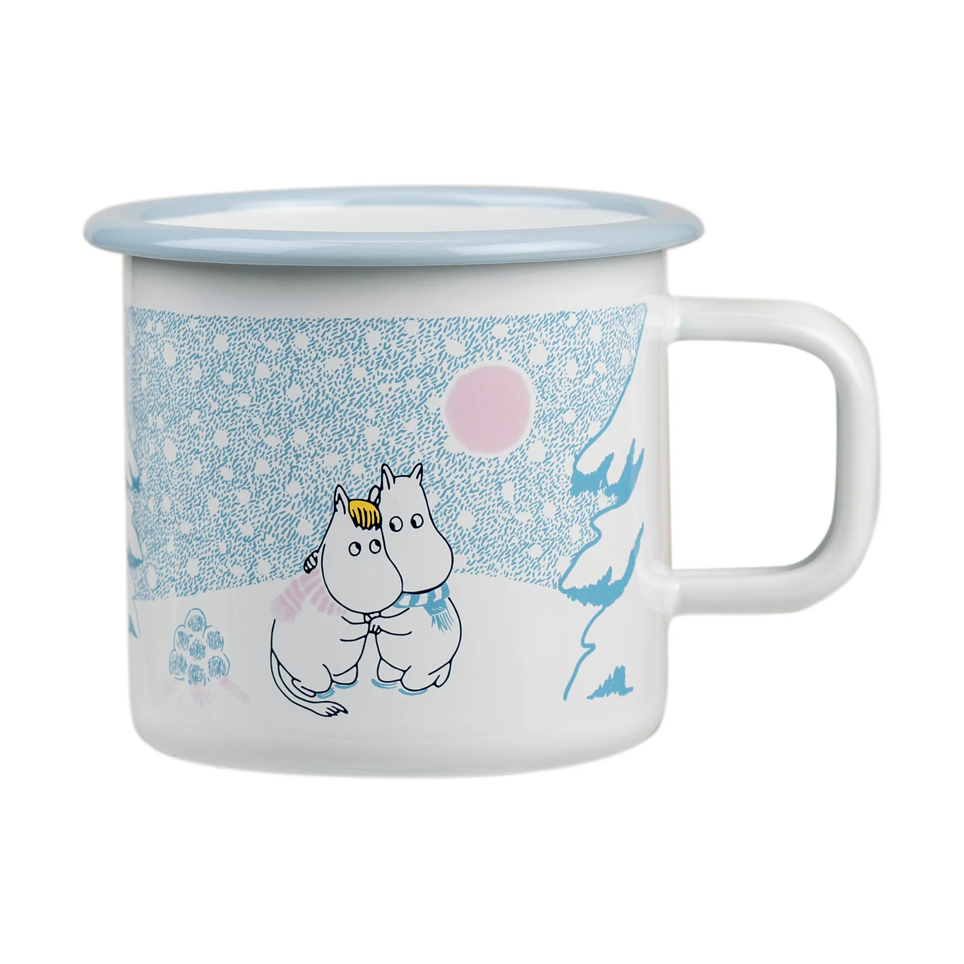Mummi emaljekrus 37 cl, Let it snow Muurla