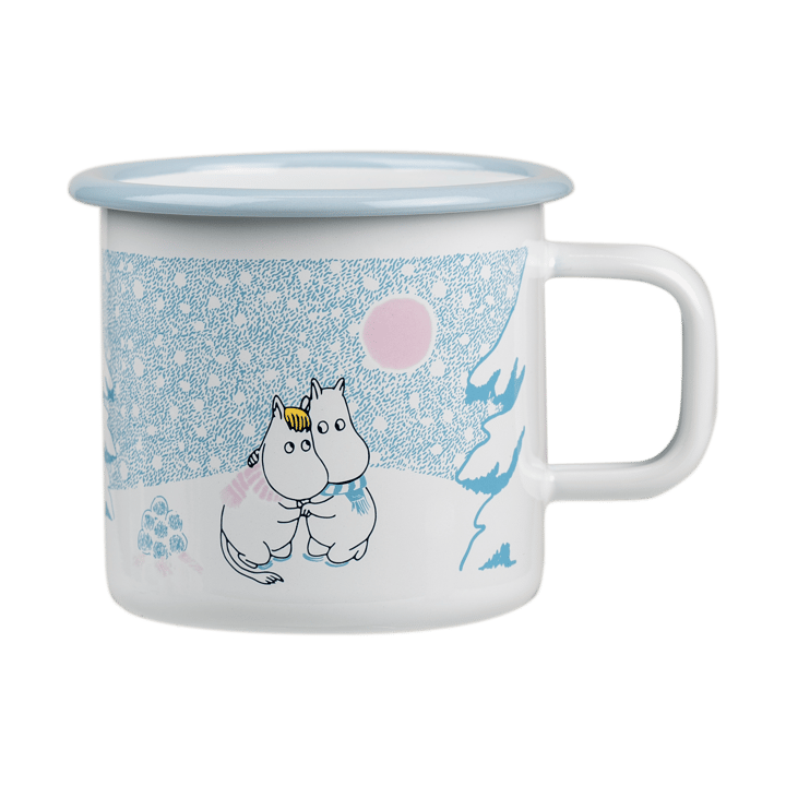Mummi emaljekrus 37 cl - Let it snow - Muurla