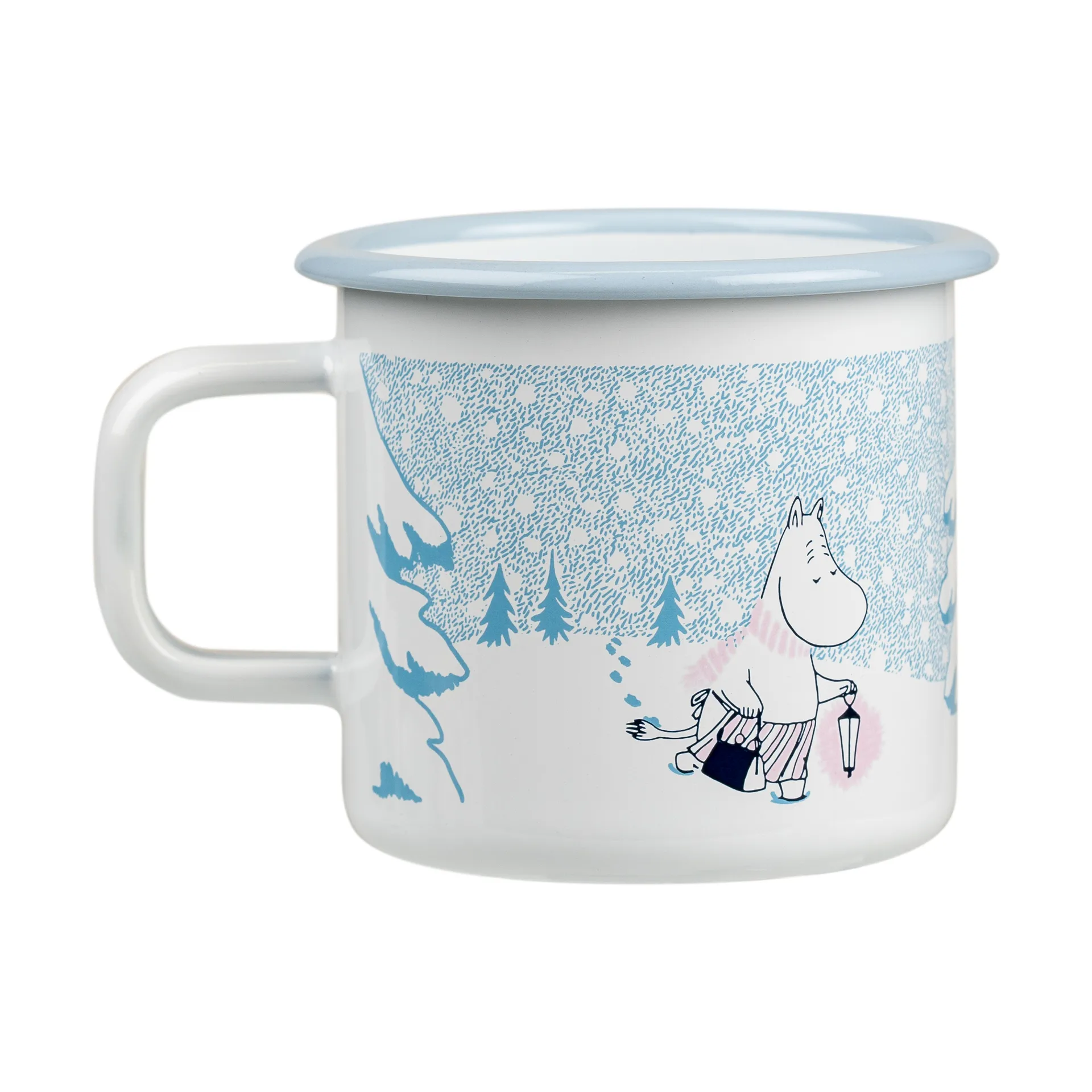 Mummi emaljekrus 37 cl, Let it snow Muurla