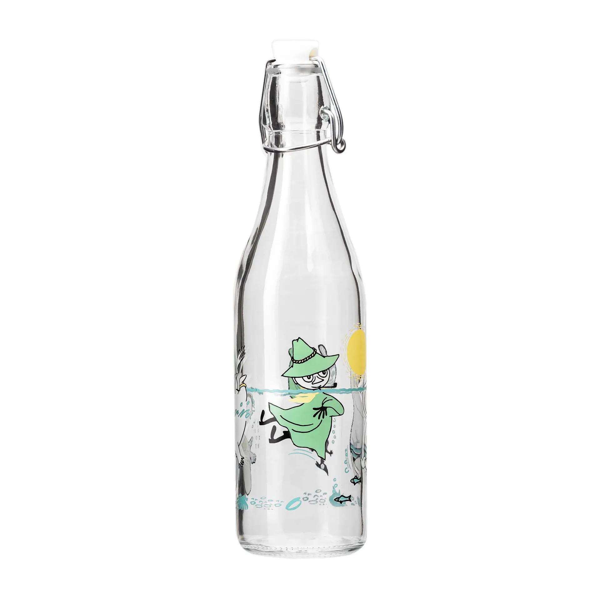 Mummi glassflaske 0,5 l, Fun in the water Muurla