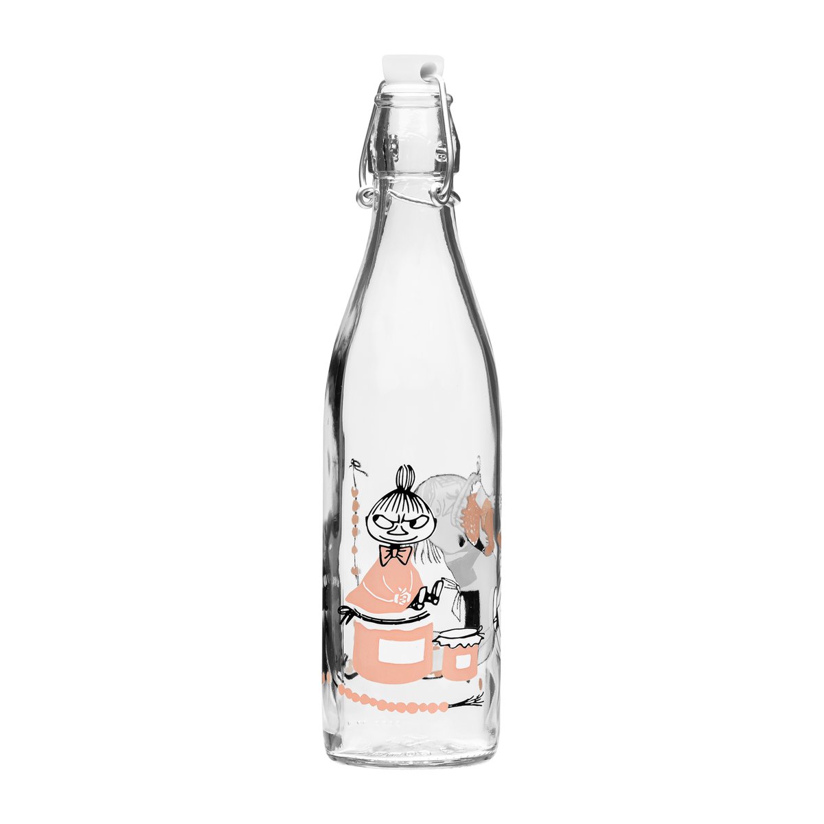 Muurla Mummi glassflaske 0,5 l Marmalade | Skandinavisk Design | Vannflasker | Gjennomsiktig