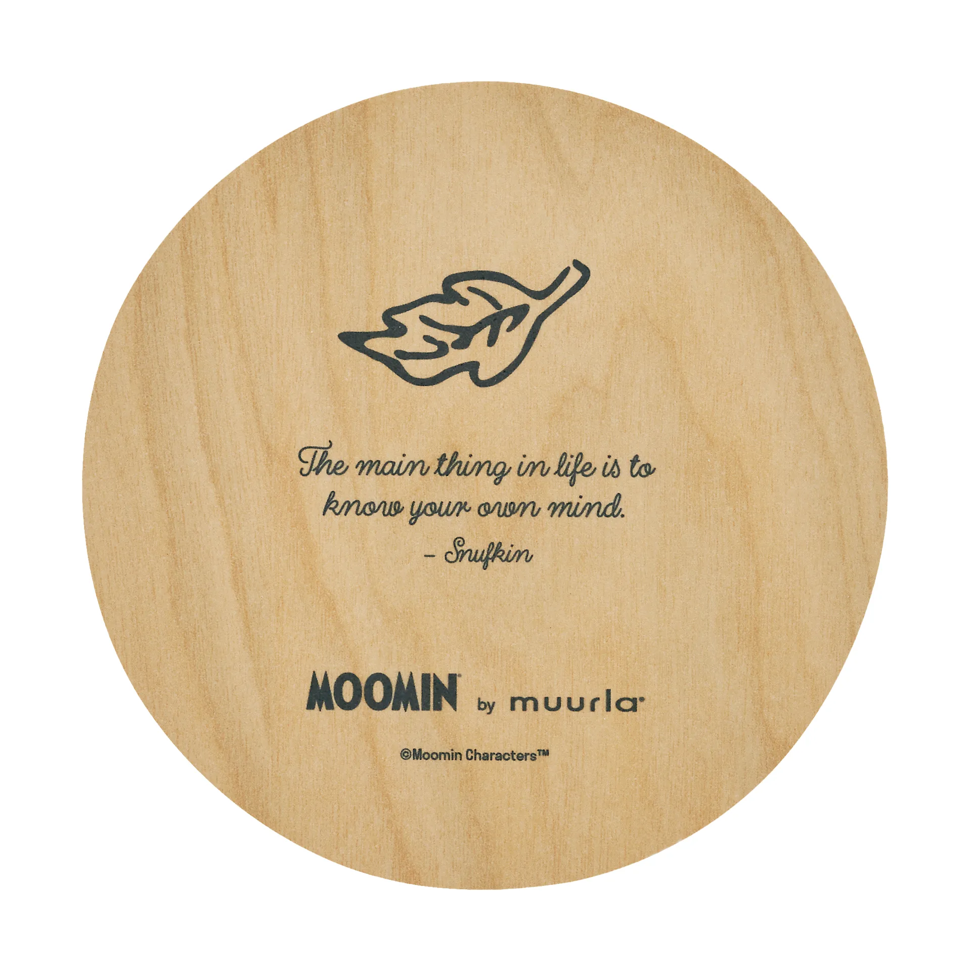 Mummi glassunderlag Ø10 cm, Snufkin Muurla