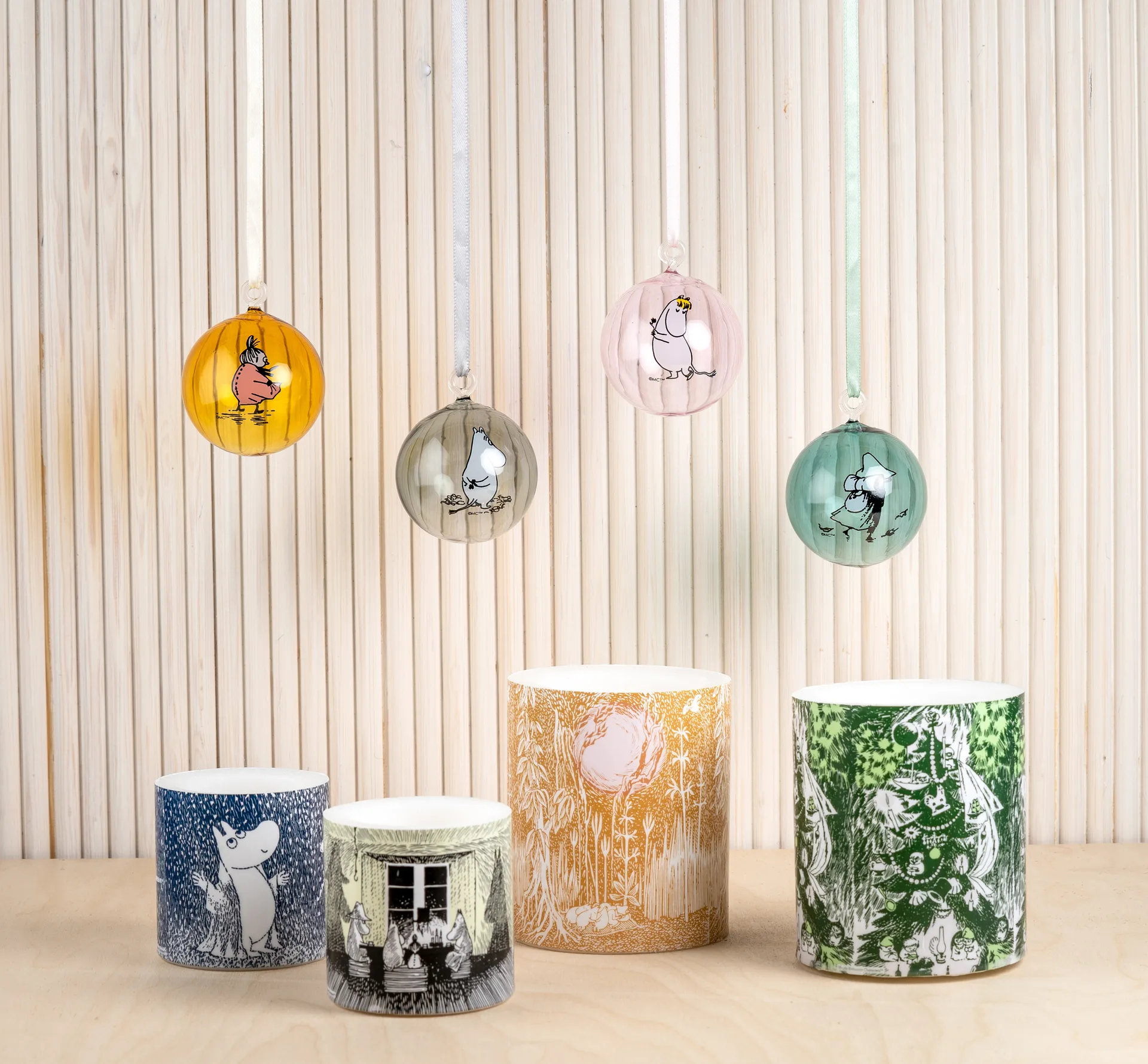 Mummi julekule 4 deler, Multi Muurla