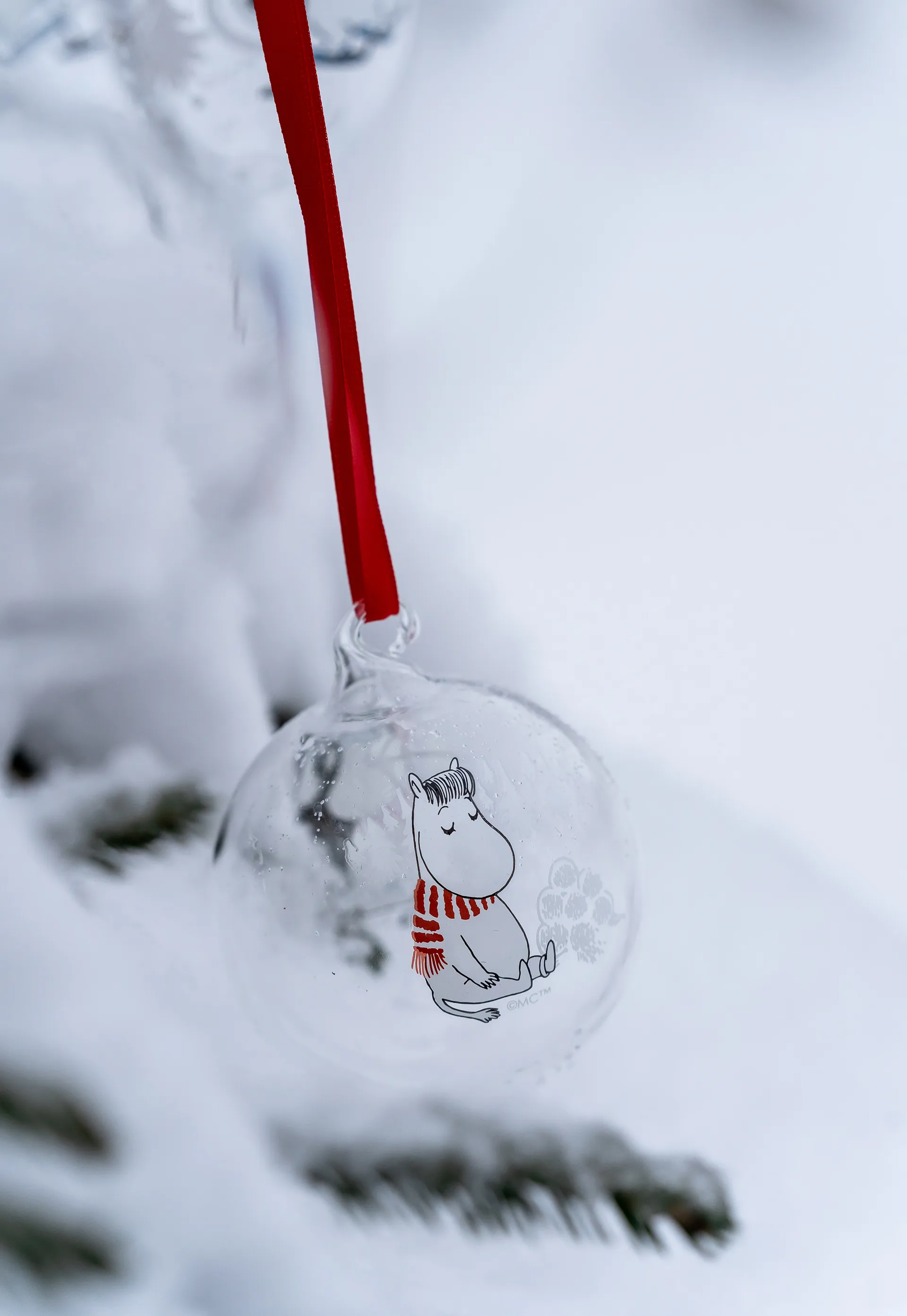 Mummi julekule Ø7 cm, Snorkmaiden Muurla