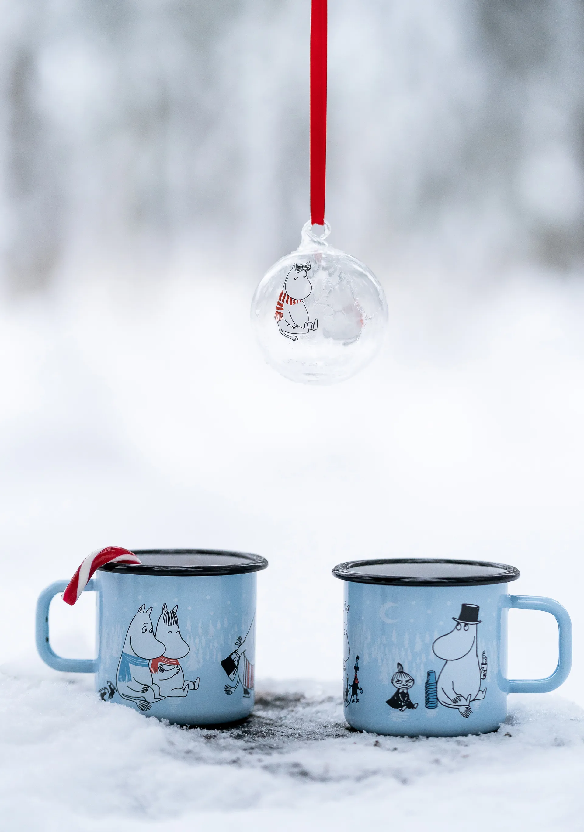 Mummi julekule Ø7 cm, Snorkmaiden Muurla