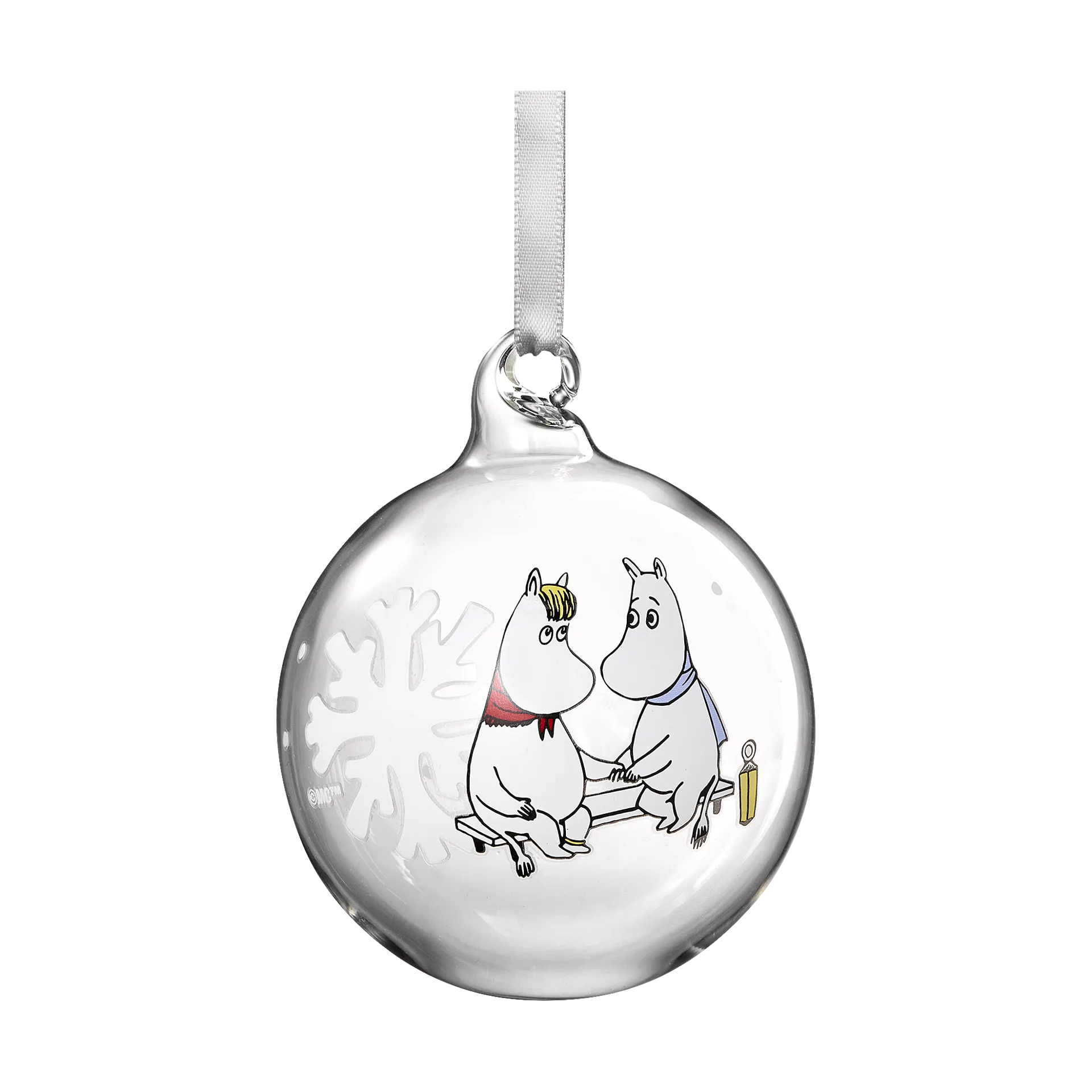 Mummi julekule Ø7 cm, Snowflake Muurla