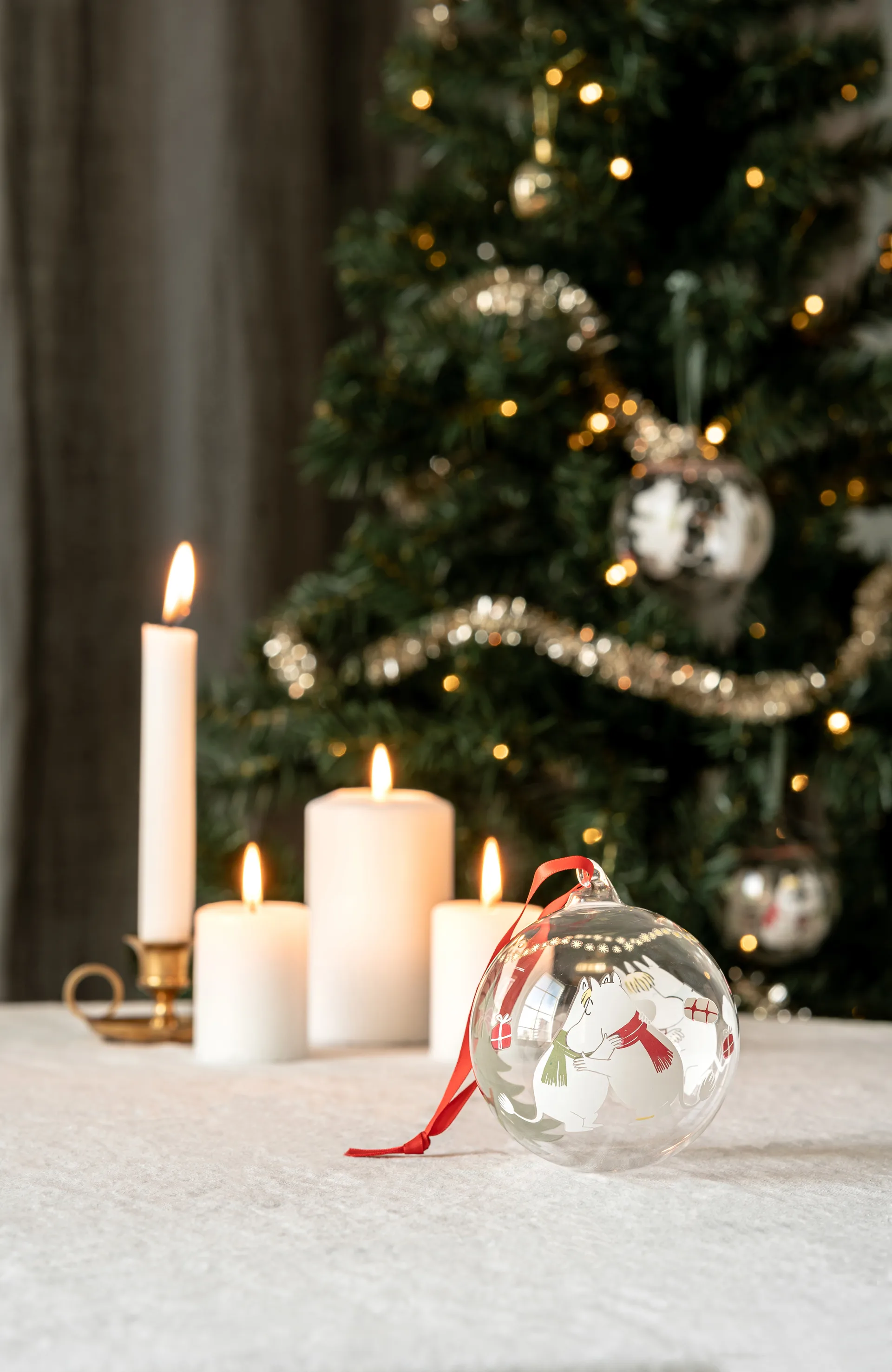 Mummi julekule Ø9 cm, Happy holidays Muurla