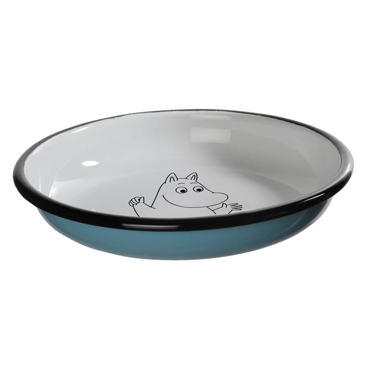 Mummi Retro emaljetallerken 18 cm, Mummi Muurla