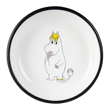 Mummi Retro emaljetallerken 18 cm - Snorkfrøken - Muurla