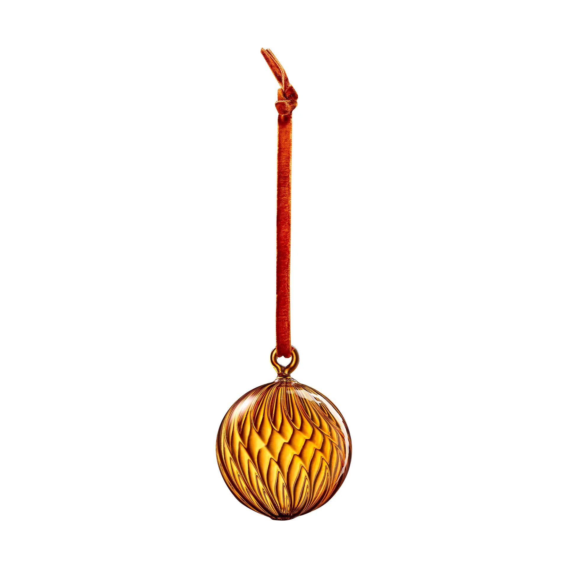 Muurla juletrekule Ø6 cm, Amber Muurla