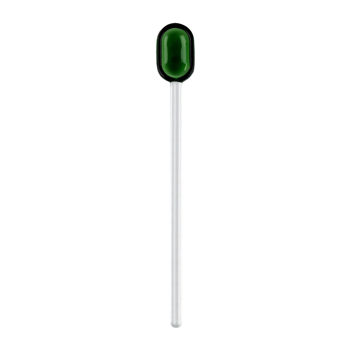 Muurla Muurla latteskje glass 15,5 cm Green-clear