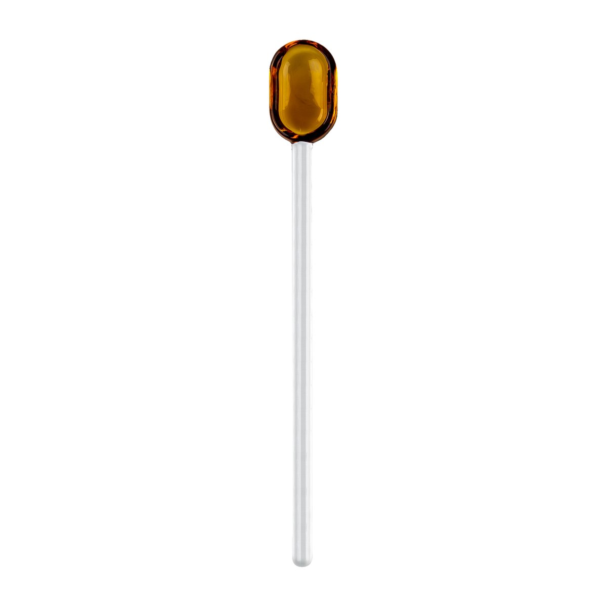 Muurla Muurla latteskje glass 15,5 cm Yellow-clear