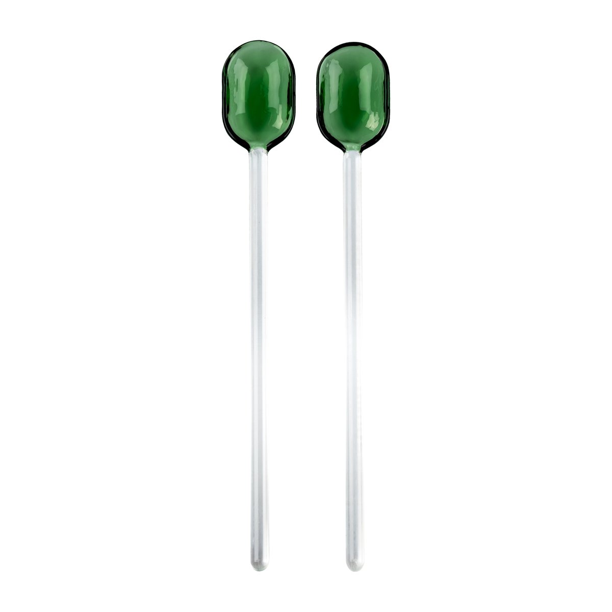 Muurla Muurla salatbestikk glass 2-pakning Green-clear