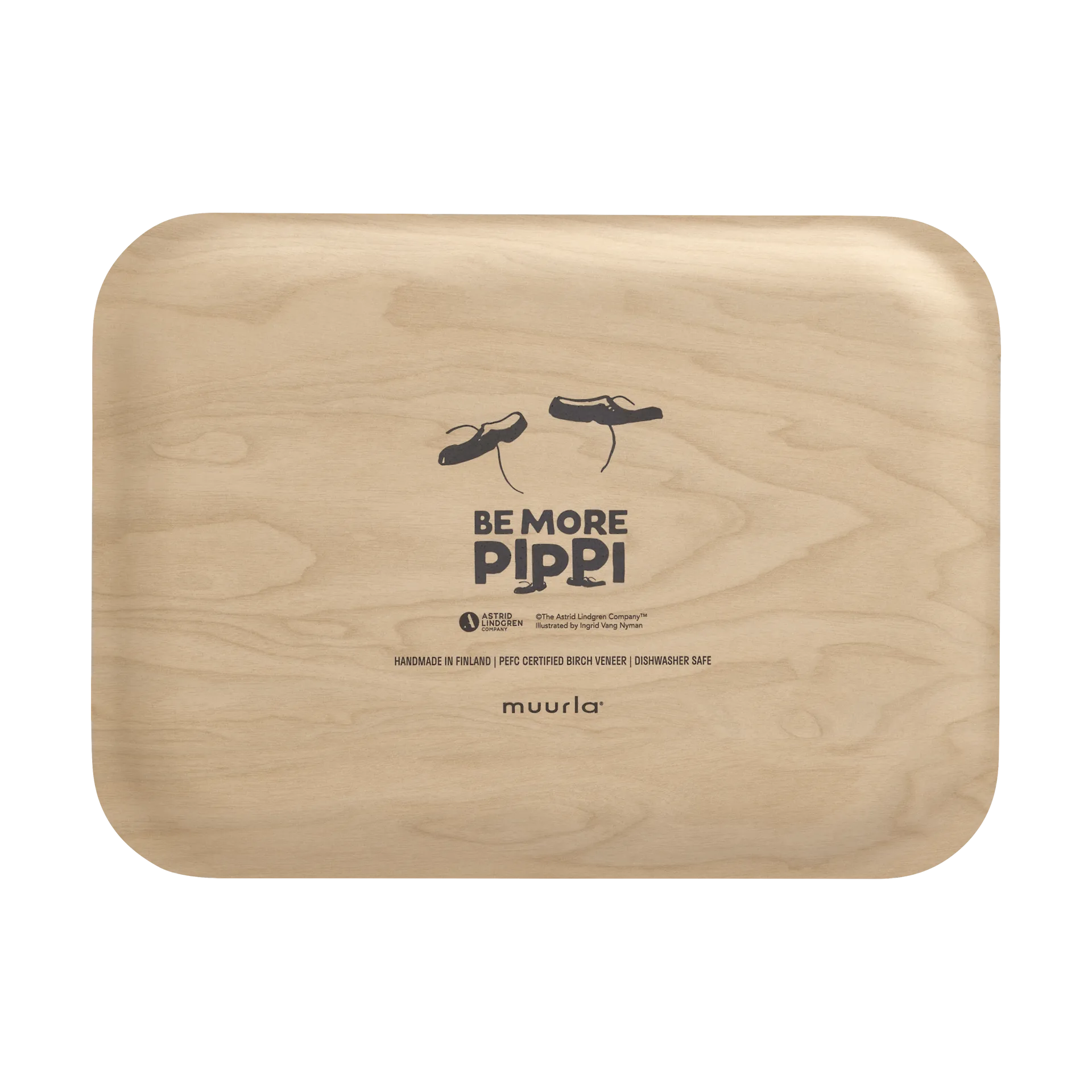 Pippi brett 20x27 cm, Be More Pippi Muurla