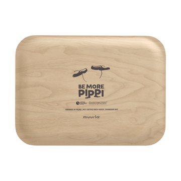 Pippi brett 20x27 cm - Be More Pippi - Muurla