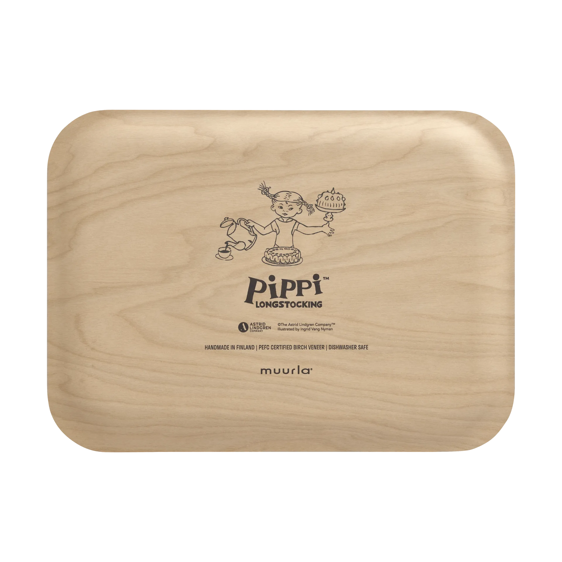 Pippi brett 20x27 cm, Bursdag Muurla