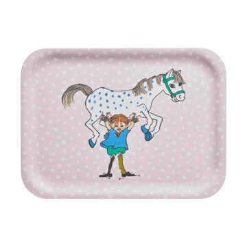 Pippi brett 20x27 cm - Pippi and the Horse - Muurla