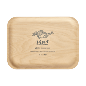 Pippi brett 20x27 cm - Pippi and the Horse - Muurla