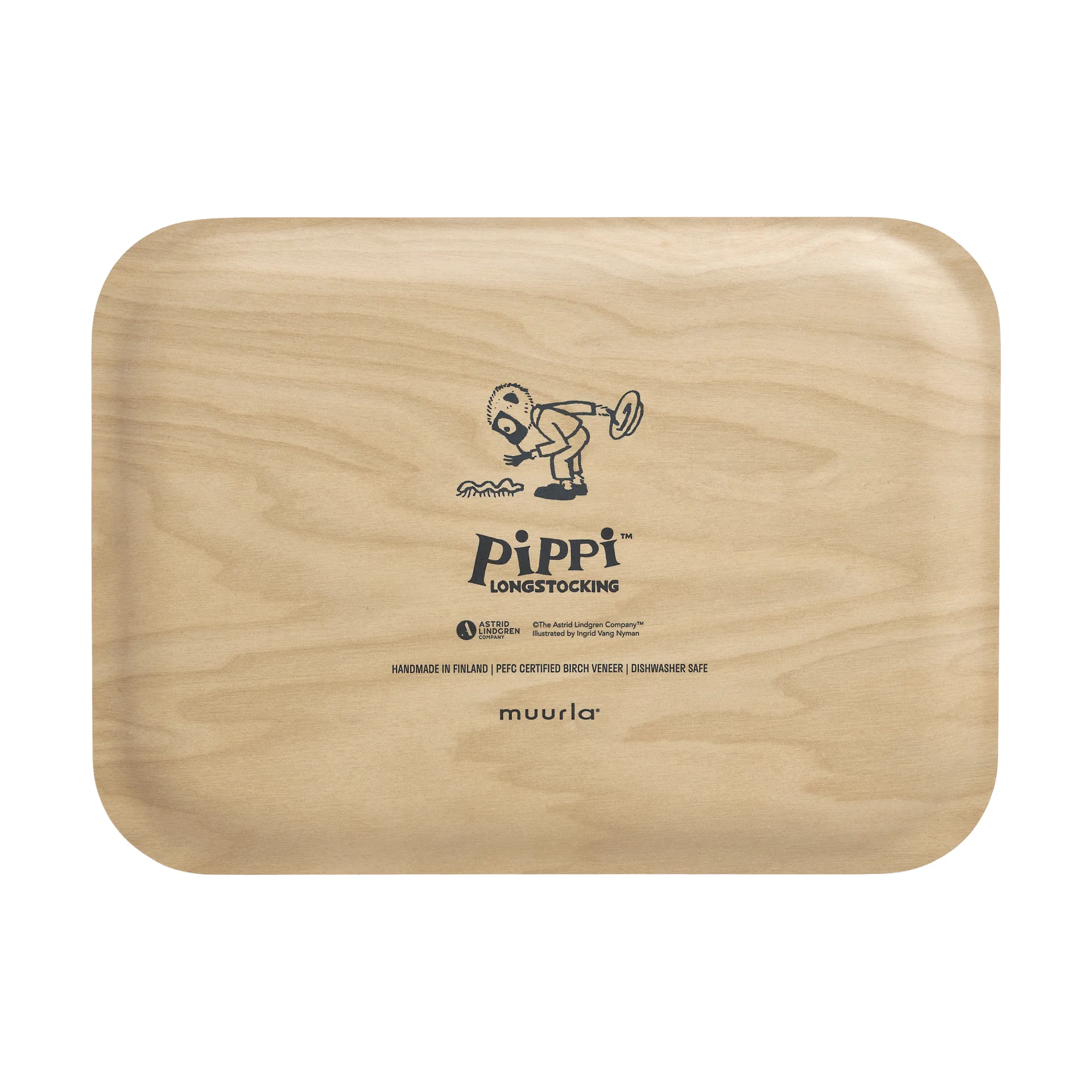 Pippi brett 20x27 cm, The Strongest Girl Muurla