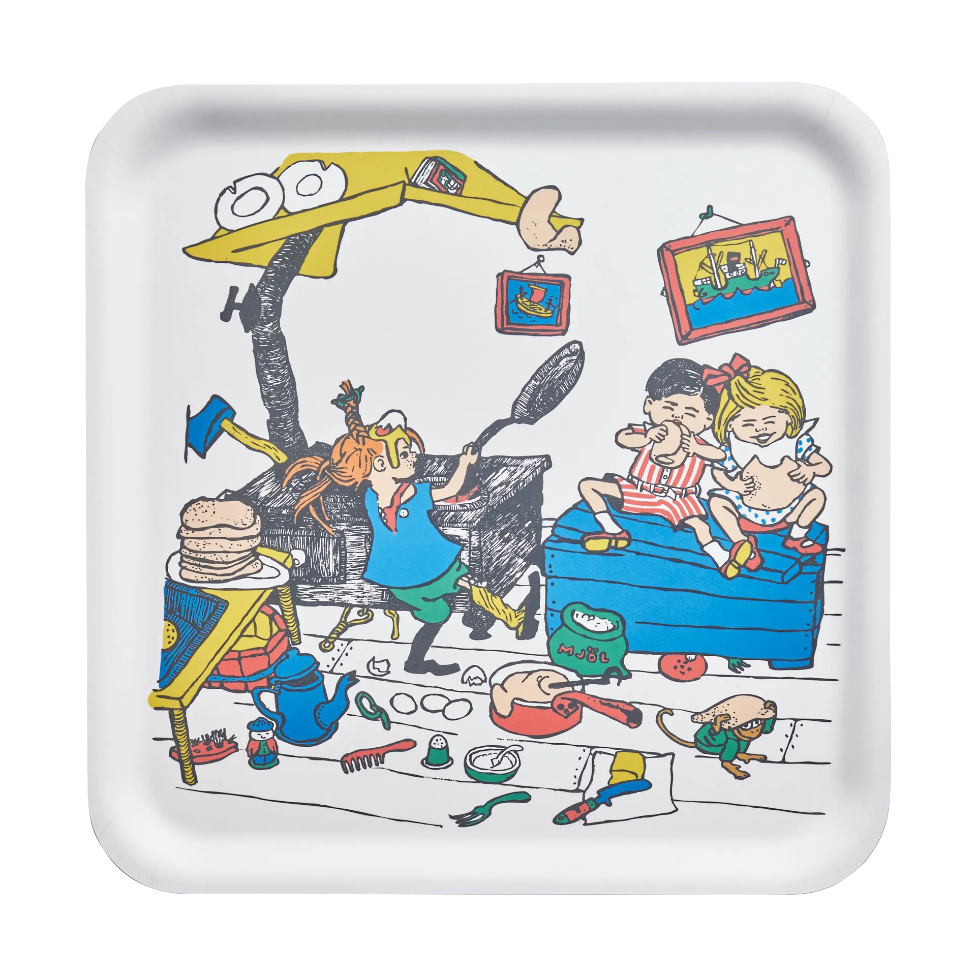 Pippi brett 33x33 cm, Pancakes Muurla