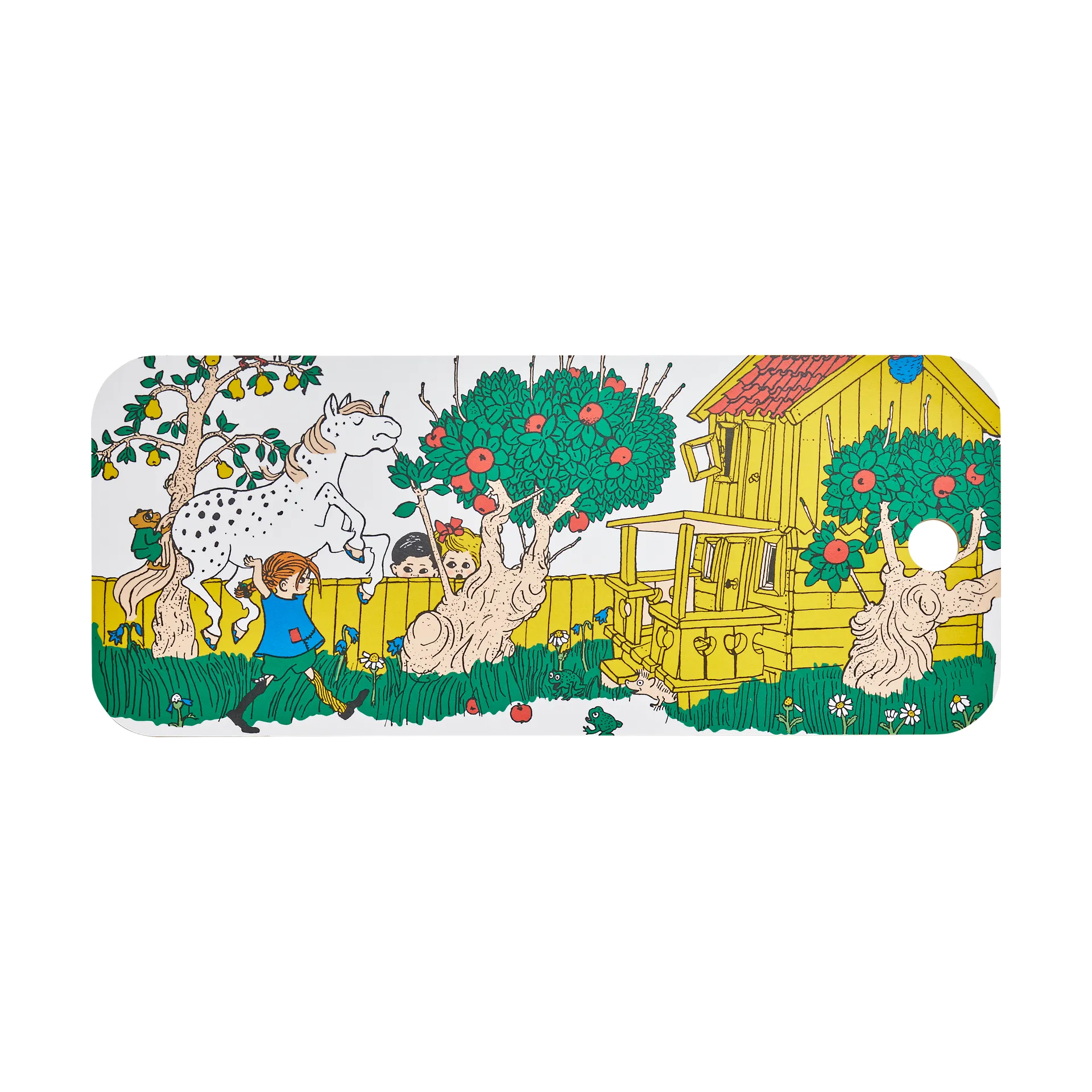 Pippi Chop & Serve skjærebrett 18x44 cm, The Way Home Muurla