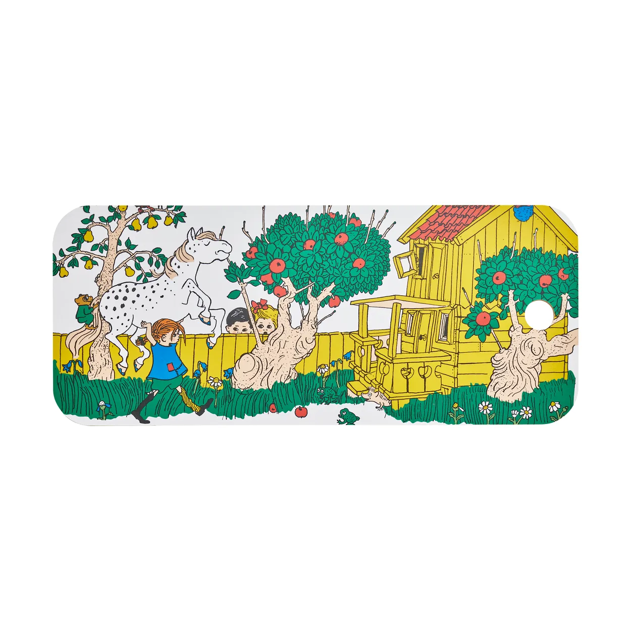 Muurla Pippi Chop & Serve skj&aelig;rebrett 18x44 cm The Way Home