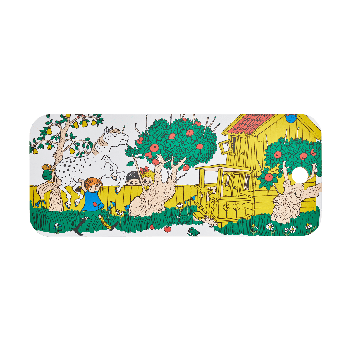 Muurla Pippi Chop & Serve skjærebrett 18x44 cm The Way Home