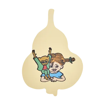 Pippi Chop & Serve skjærebrett 21x30 cm - Fruits - Muurla