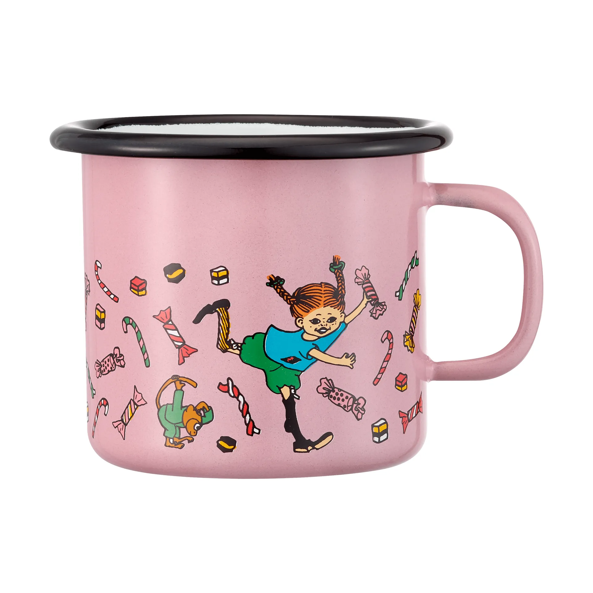 Pippi emaljekrus 2,5 dl, Candy Muurla