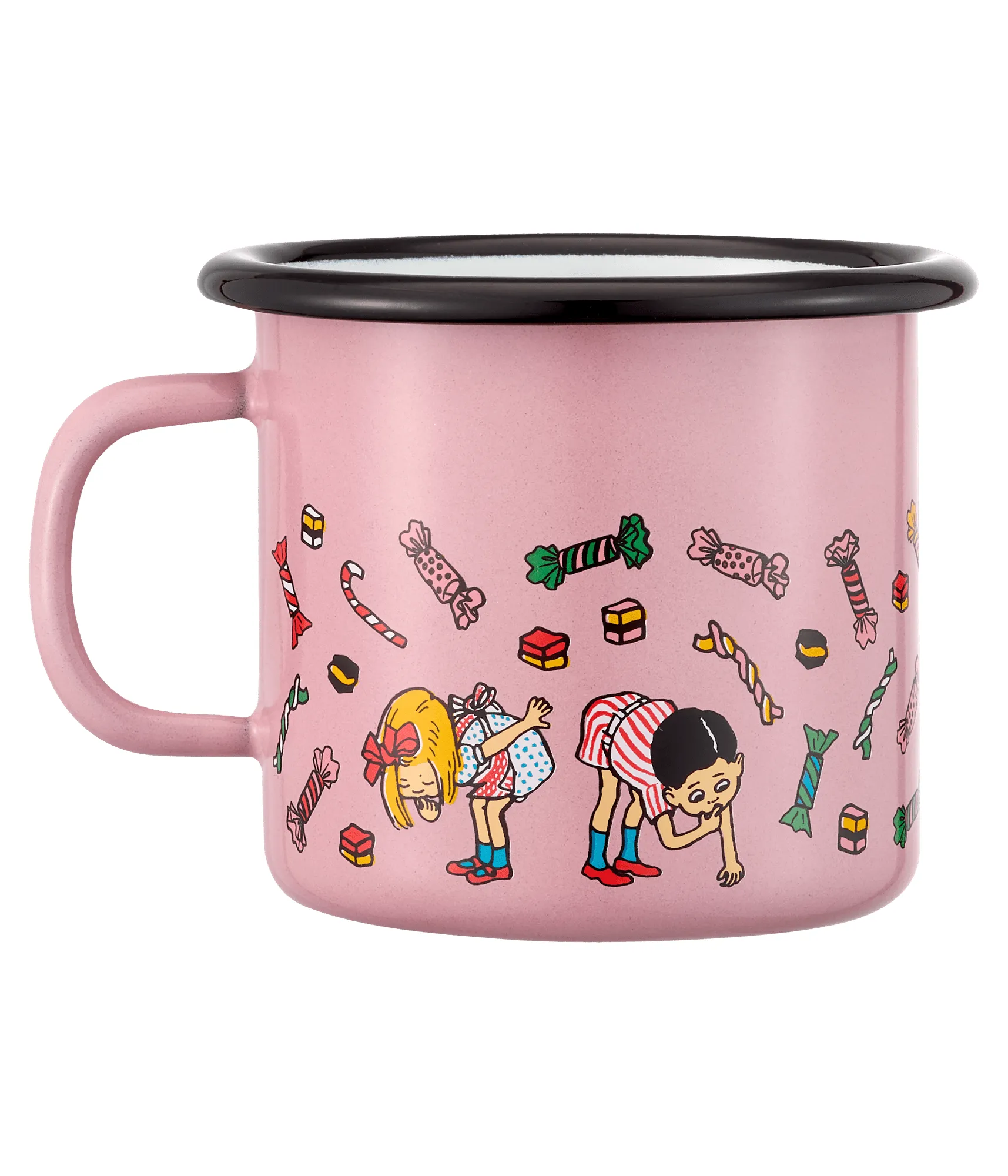 Pippi emaljekrus 2,5 dl, Candy Muurla