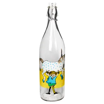 Pippi glassflaske 1 L - Multi - Muurla
