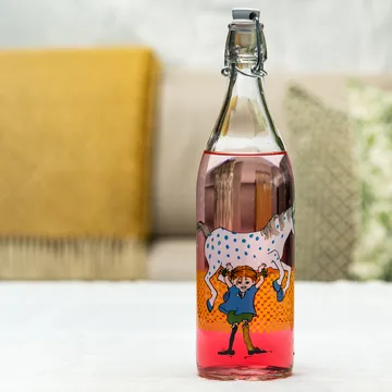 Pippi glassflaske 1 L - Multi - Muurla
