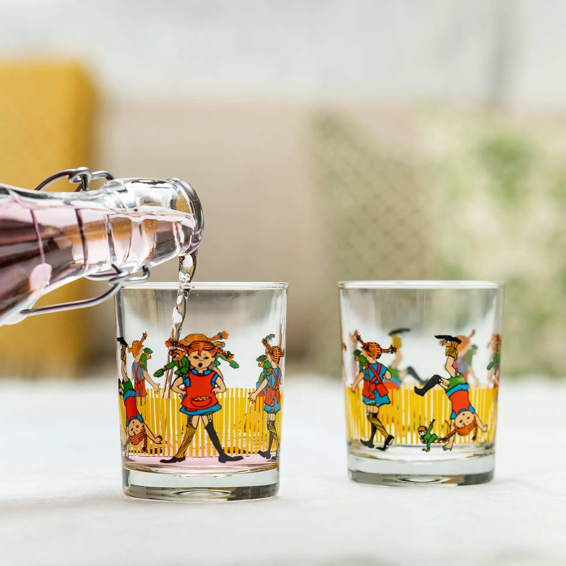 Pippi glassflaske 1 L, Multi Muurla