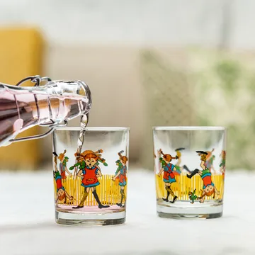 Pippi glassflaske 1 L - Multi - Muurla