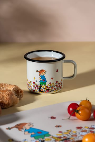 Pippi Långstrump emaljekopp 3,7 dl - Be More Pippi - Muurla