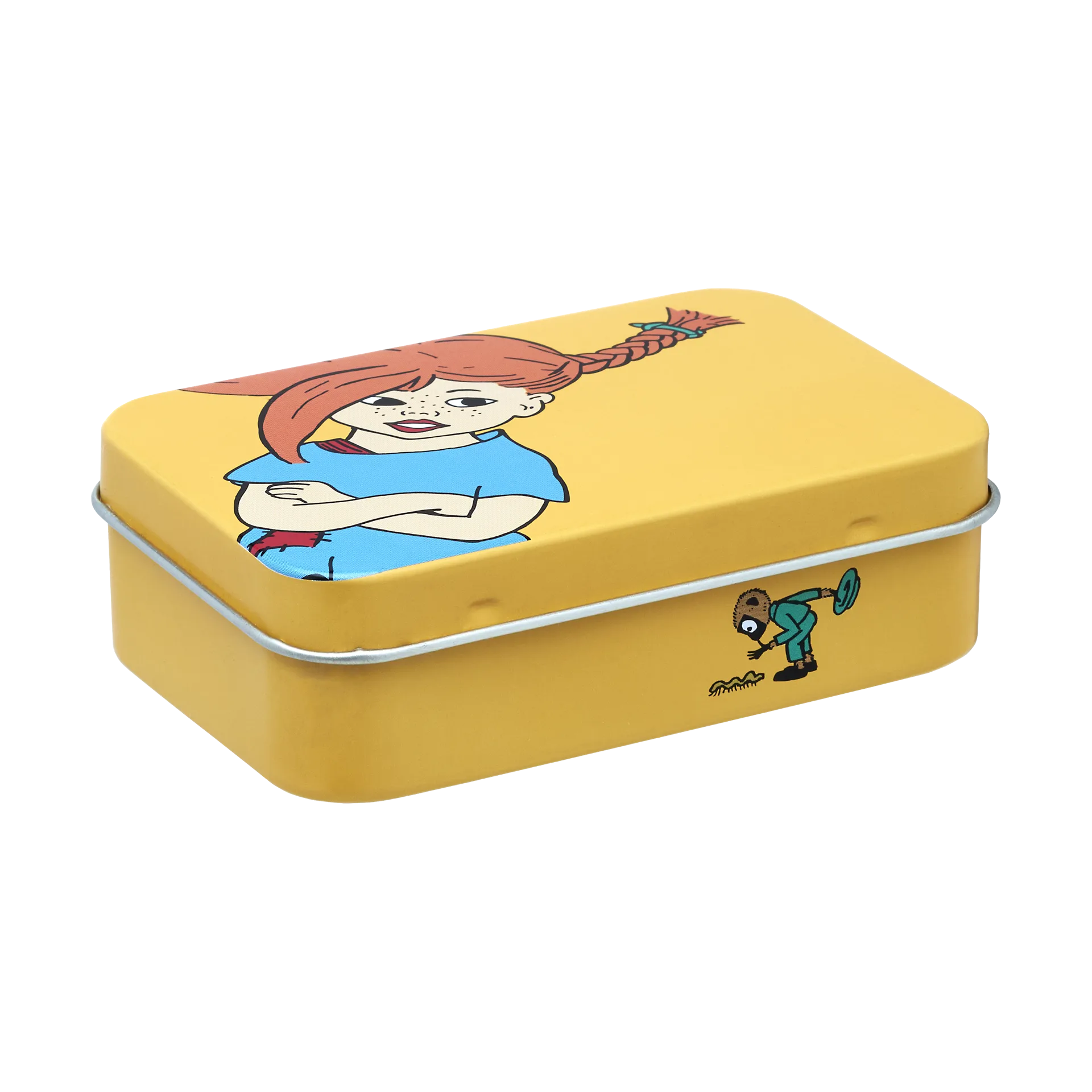 Pippi metallboks 10x6,5x3 cm, The Strongest Girl Muurla