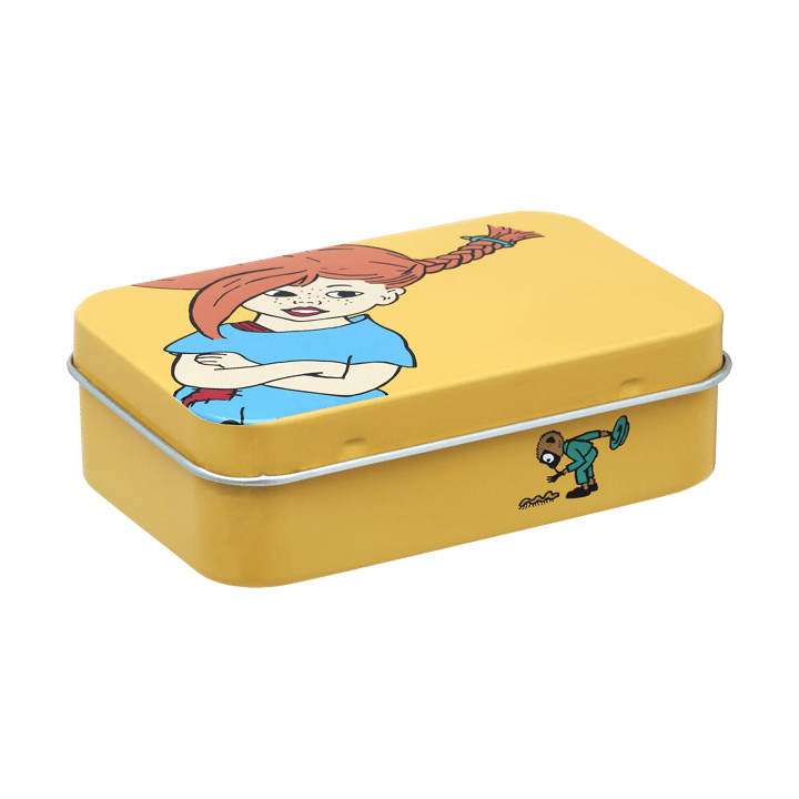 Pippi metallboks 10x6,5x3 cm, The Strongest Girl Muurla