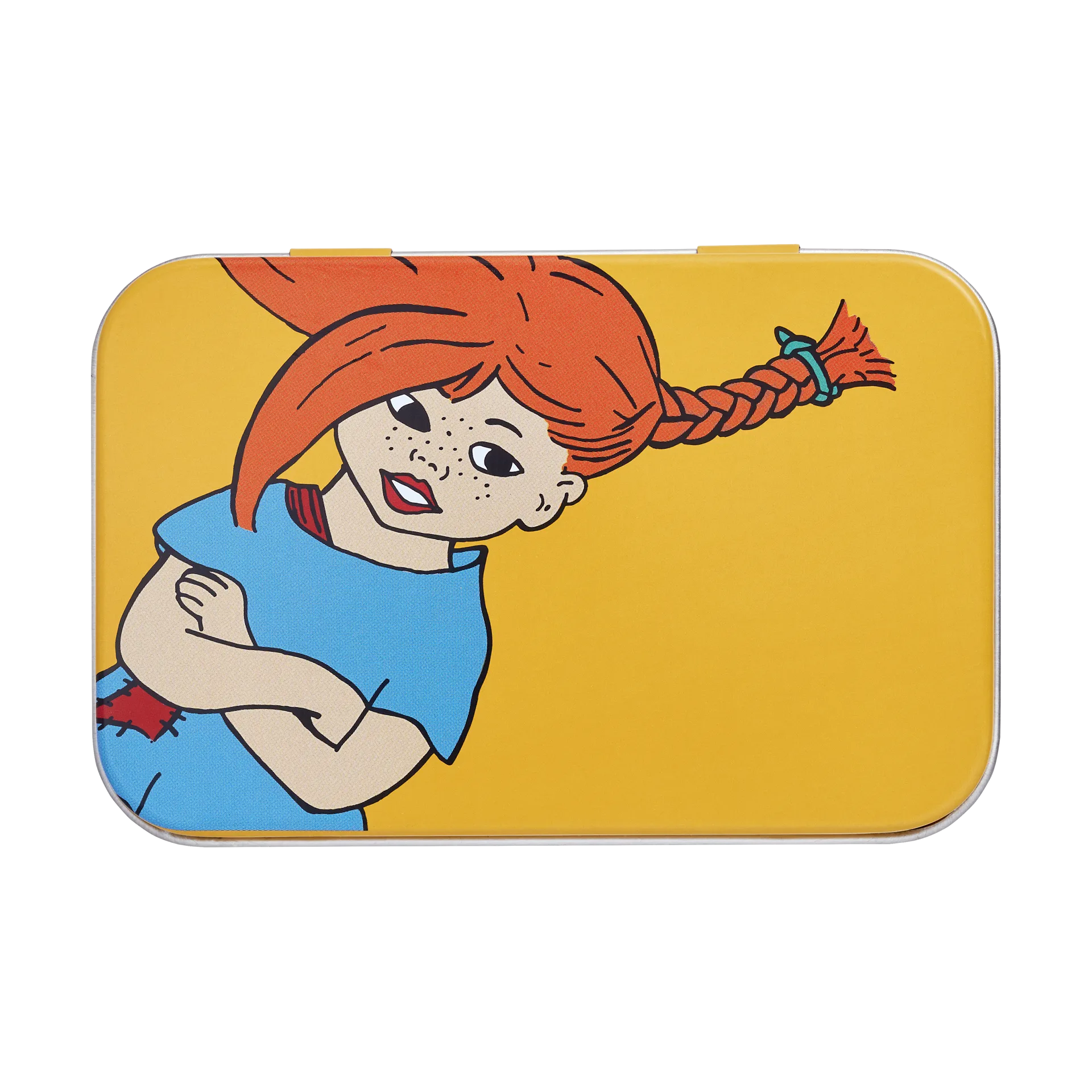 Pippi metallboks 10x6,5x3 cm, The Strongest Girl Muurla
